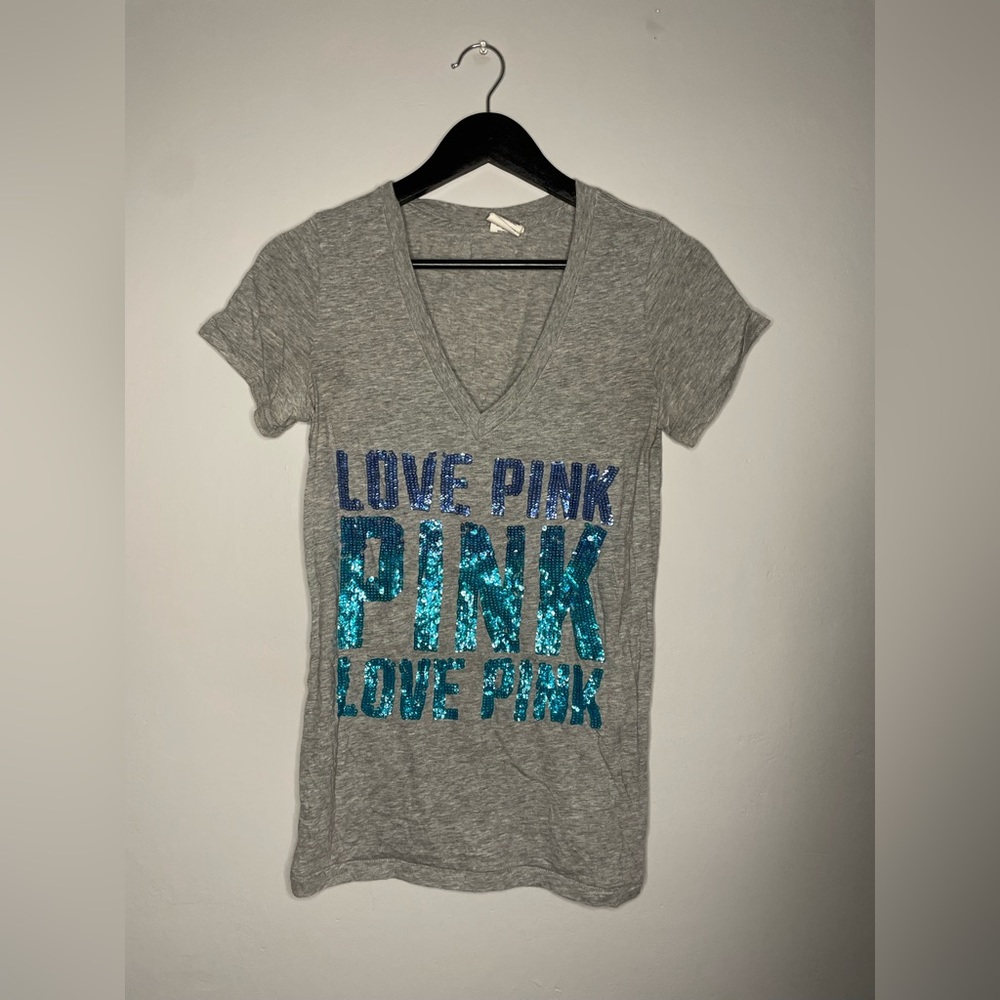 VS Pink Sequin Top